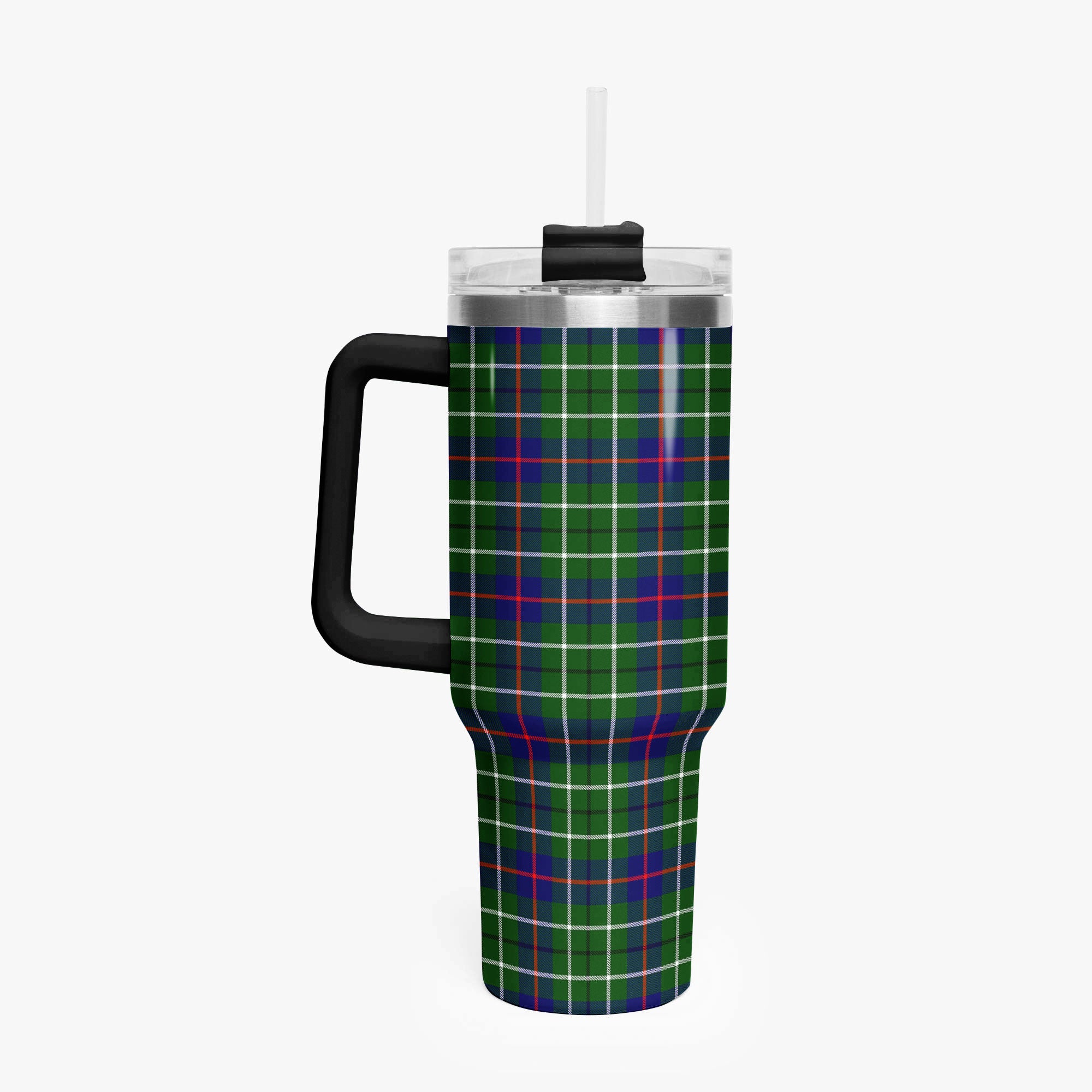 Duncan Modern Tartan Crest 40 oz Insulated Tumbler with Handle