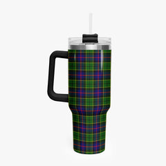 Forsyth Modern Tartan Crest 40 oz Insulated Tumbler with Handle