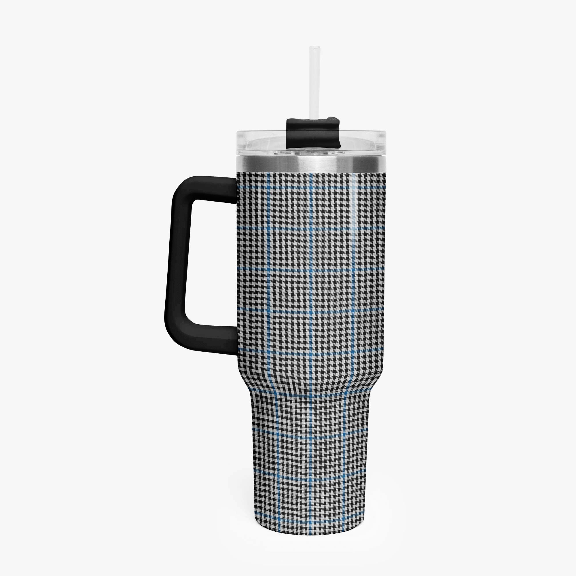 Gladstone Tartan Crest 40 oz Insulated Tumbler with Handle