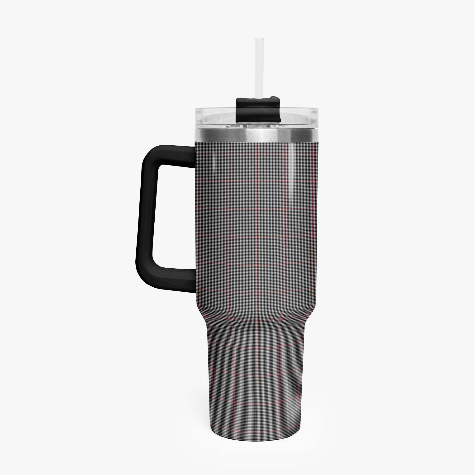 Shepherd Tartan Crest 40 oz Insulated Tumbler with Handle