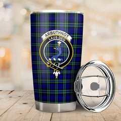 Arbuthnot Modern Tartan Crest Tumbler