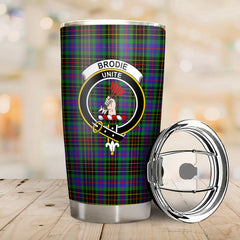 Brodie Hunting Modern Tartan Crest Tumbler