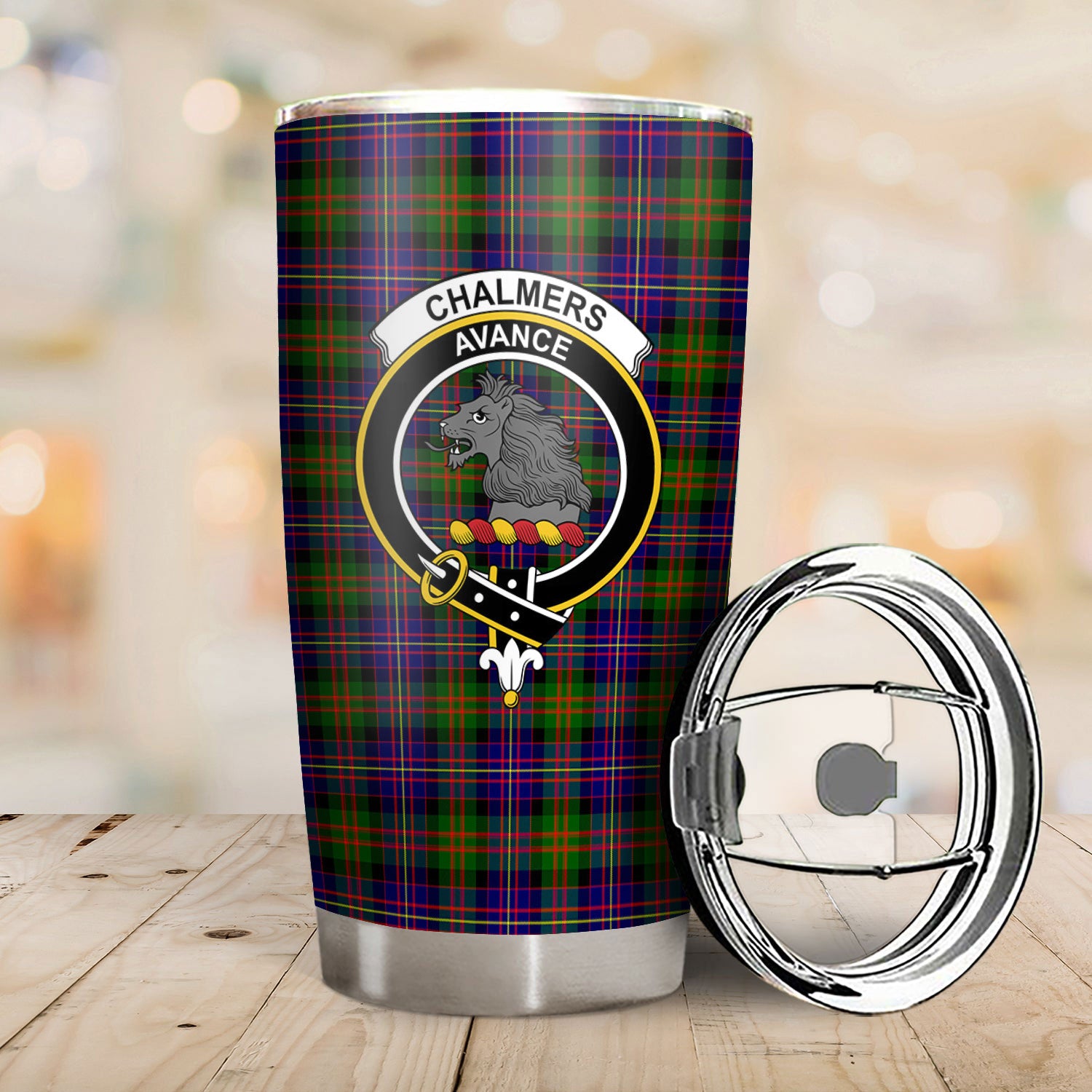 Chalmers Tartan Crest Tumbler