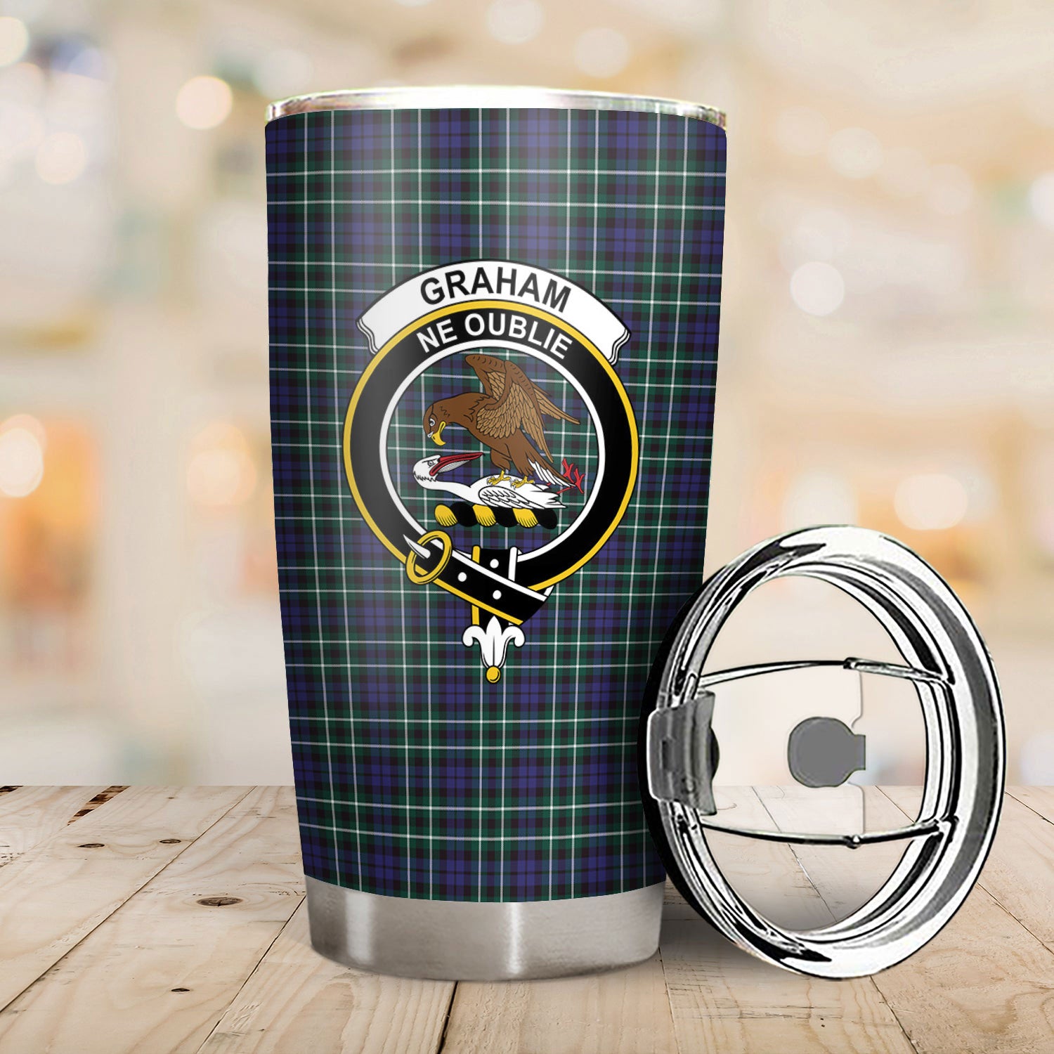 Graham of Montrose Modern Tartan Crest Tumbler