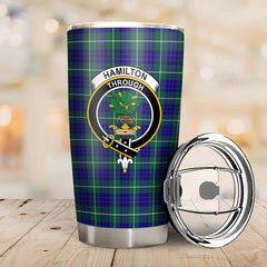 Hamilton Hunting Modern Tartan Crest Tumbler