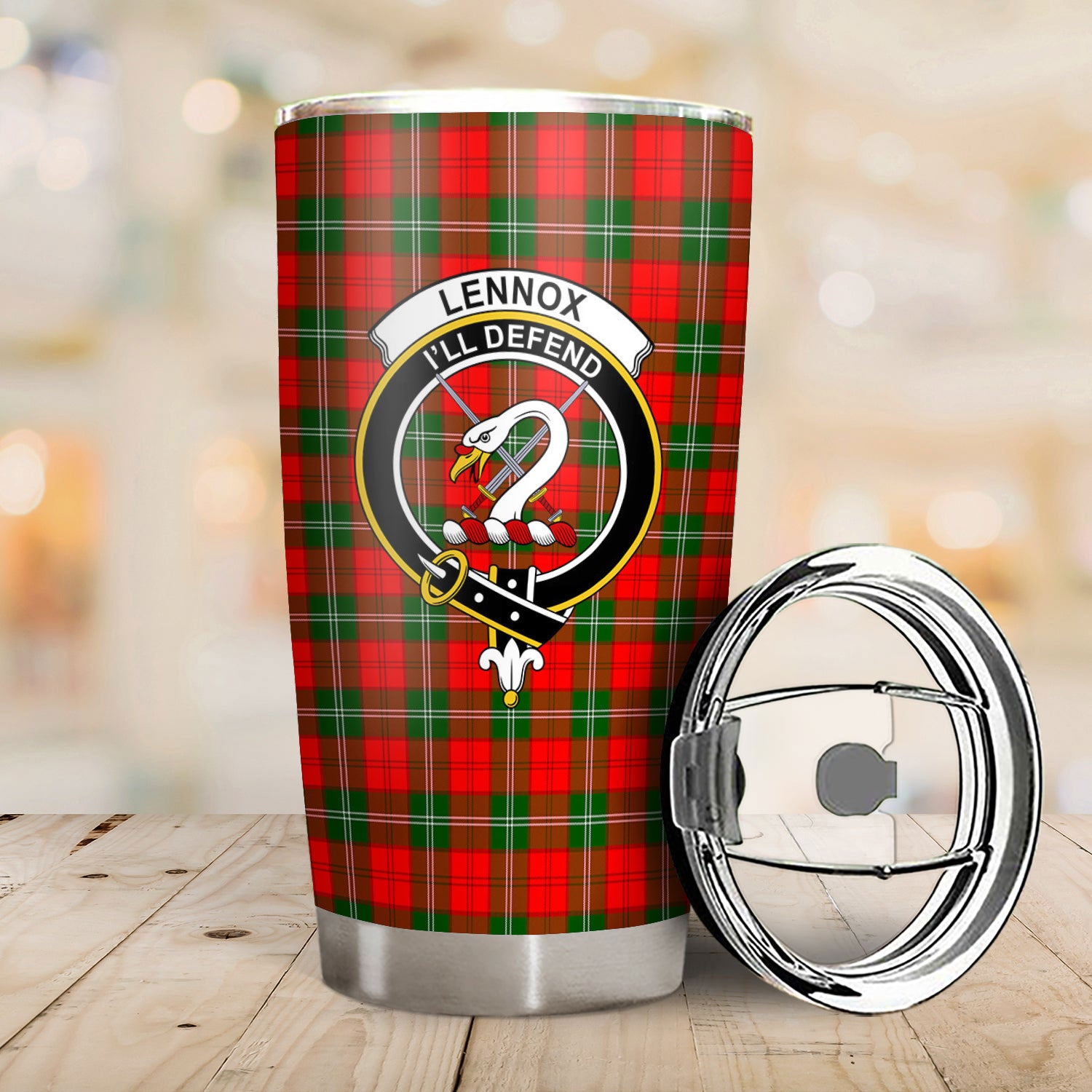 Lennox Tartan Crest Tumbler