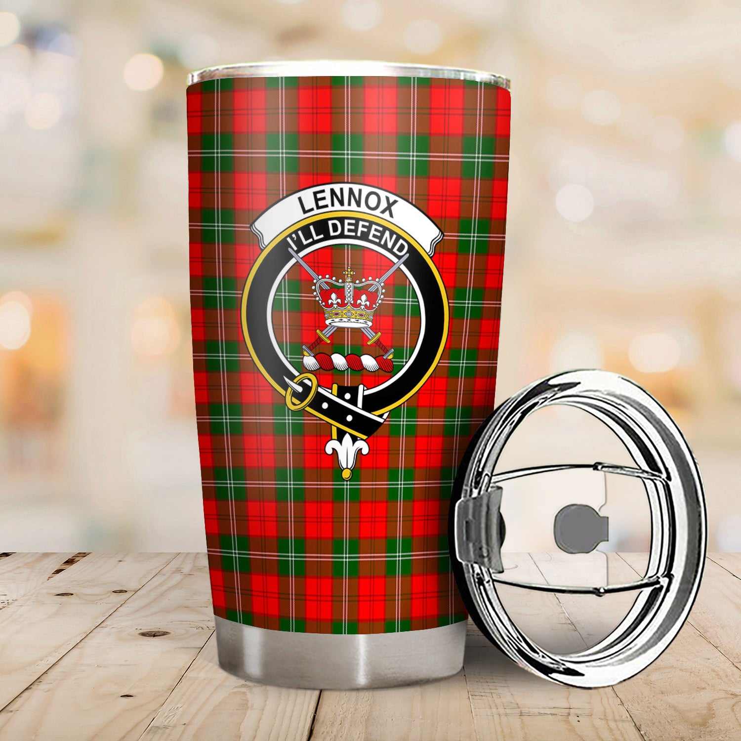 Lennox (Lennox Kincaid) Tartan Crest Tumbler