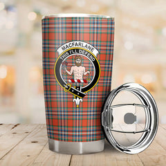 MacFarlane Ancient Tartan Crest Tumbler