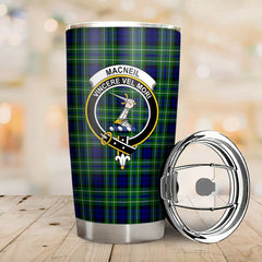 MacNeil of Colonsay Modern Tartan Crest Tumbler