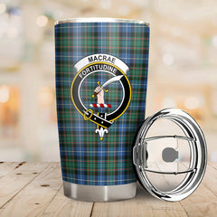 MacRae Hunting Ancient Tartan Crest Tumbler