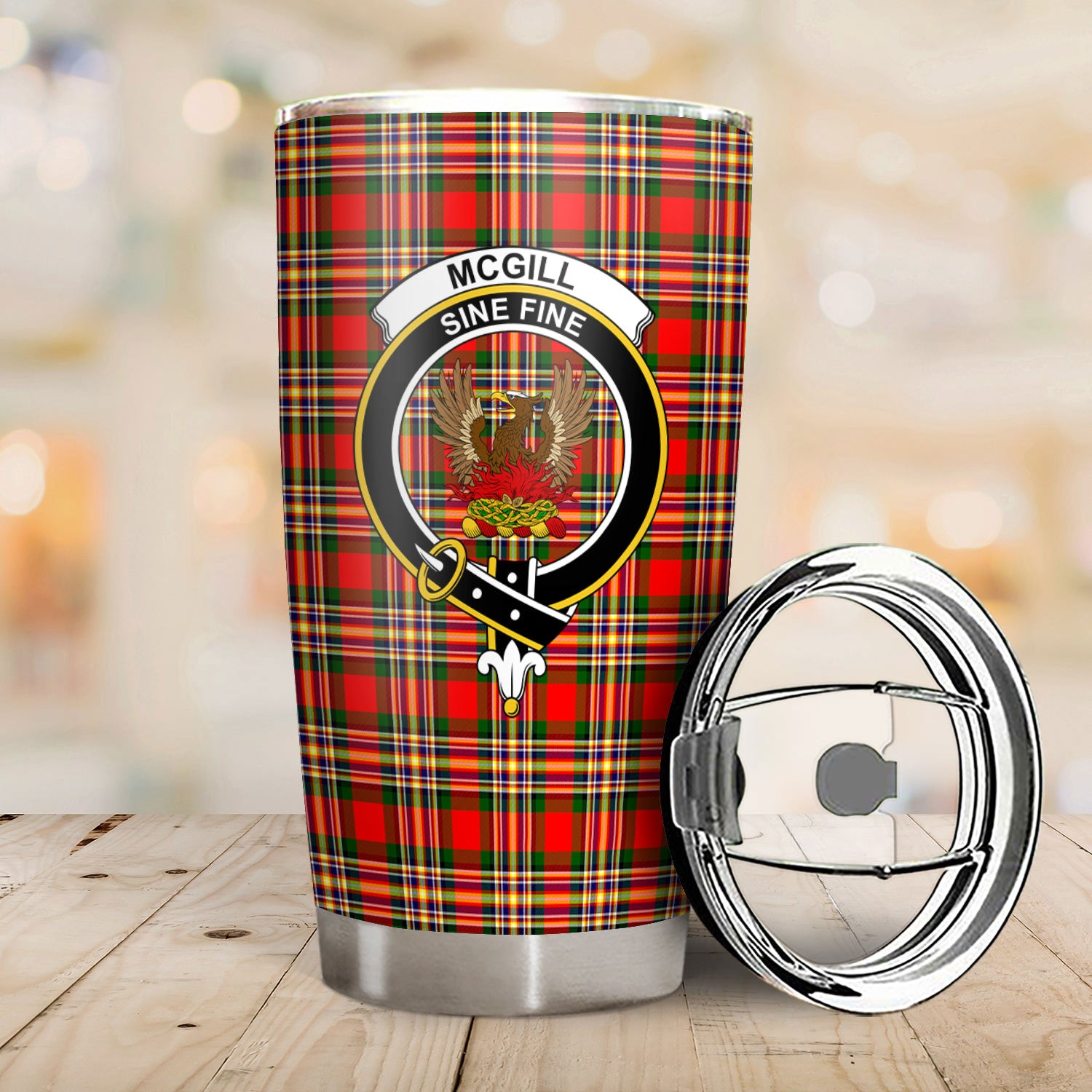 McGill Tartan Crest Tumbler