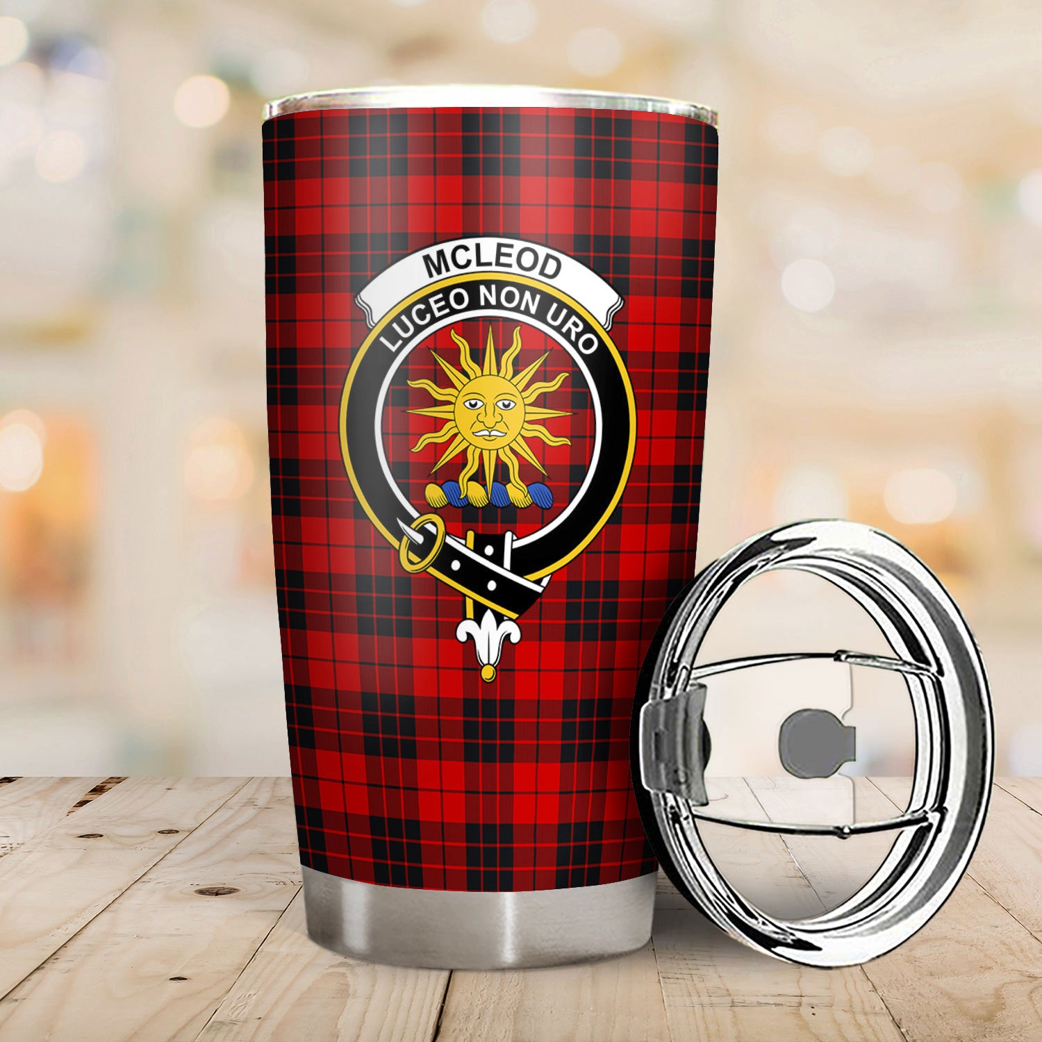 McLeod of Raasay Tartan Crest Tumbler