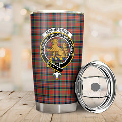 McPherson Ancient Tartan Crest Tumbler