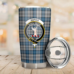 Napier Modern Tartan Crest Tumbler