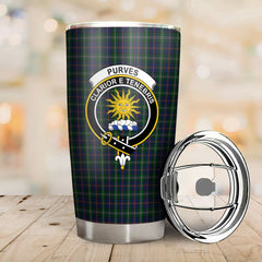 Purves Tartan Crest Tumbler