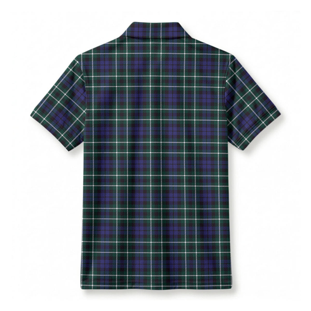 Allardice Tartan Crest Birdseye Mesh Polo Shirt