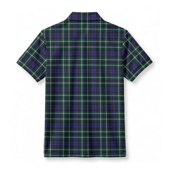 Allardice Tartan Crest Birdseye Mesh Polo Shirt