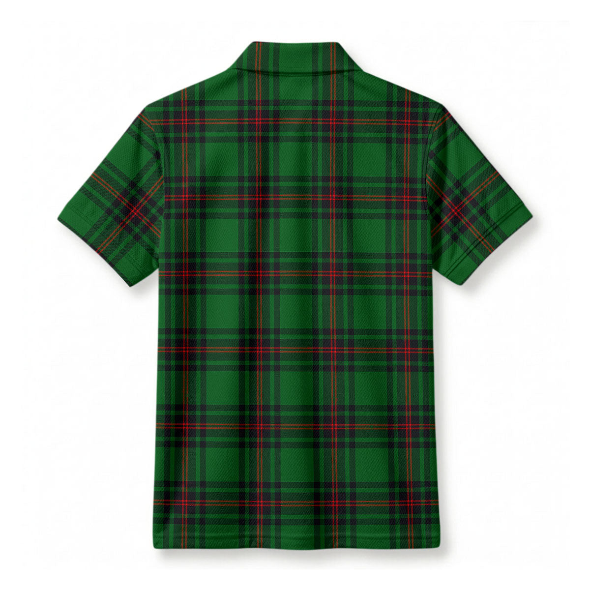 Anstruther Tartan Crest Birdseye Mesh Polo Shirt