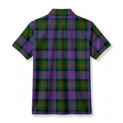 Blair Modern Tartan Crest Birdseye Mesh Polo Shirt