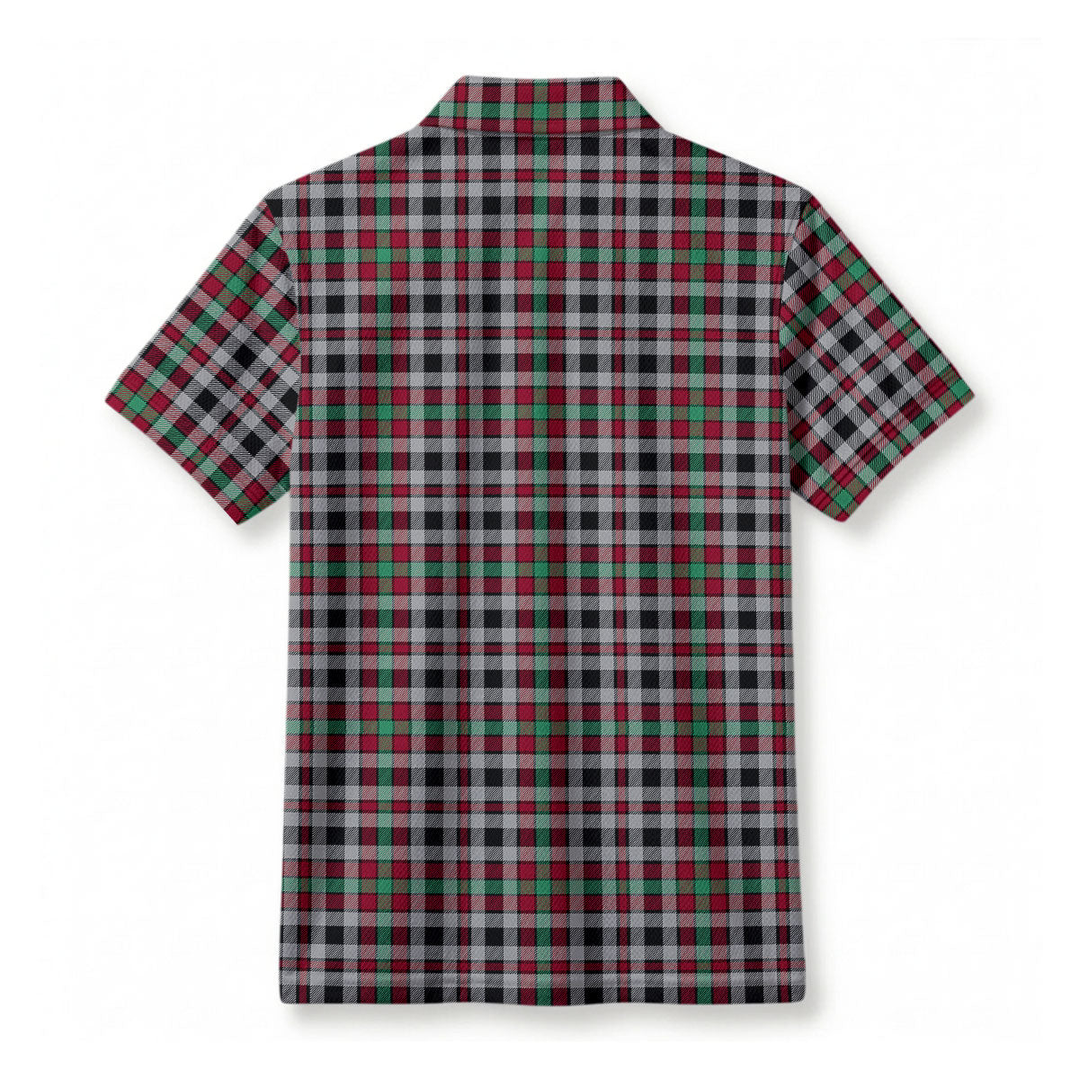 Borthwick Ancient Tartan Crest Birdseye Mesh Polo Shirt