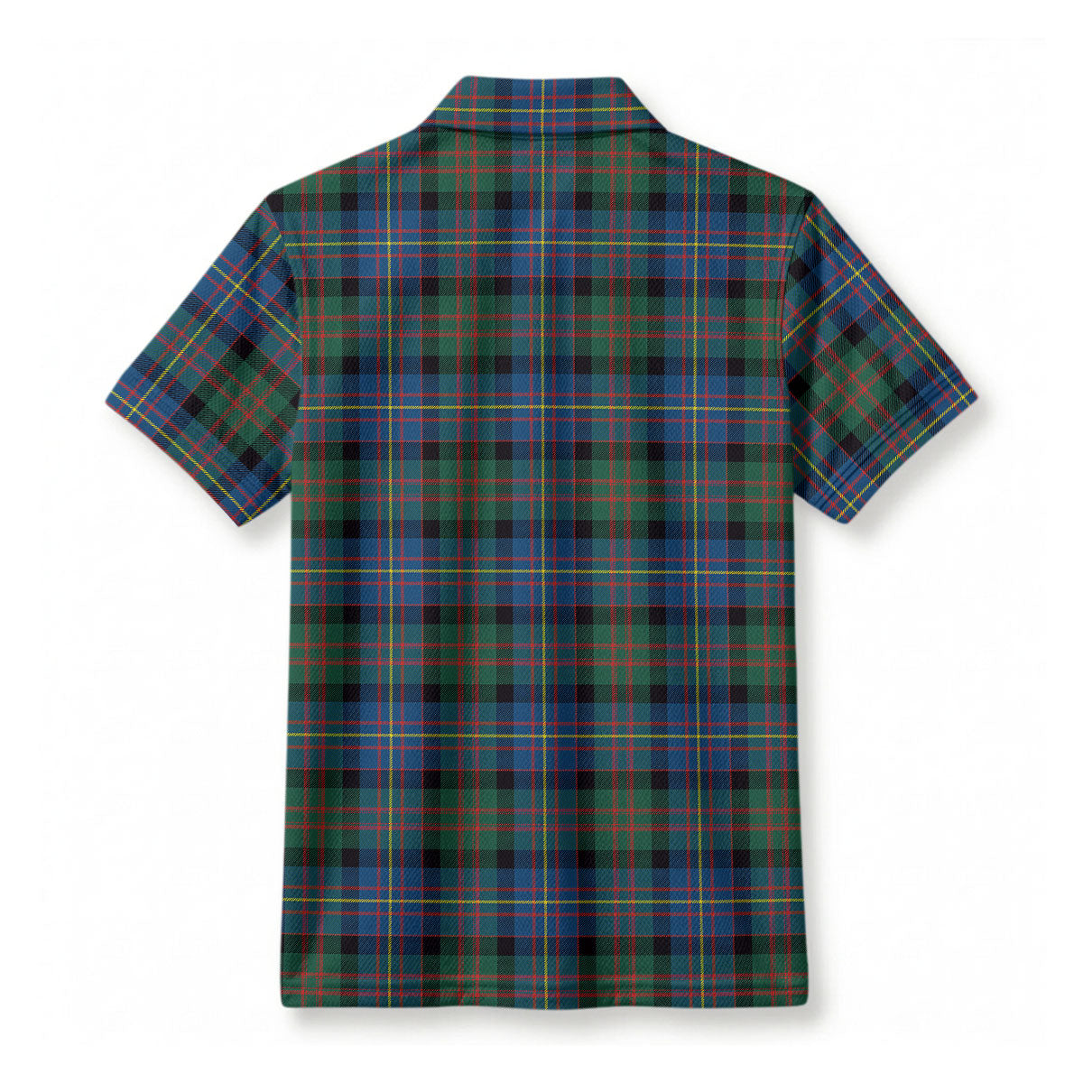 Cameron of Erracht Ancient Tartan Crest Birdseye Mesh Polo Shirt