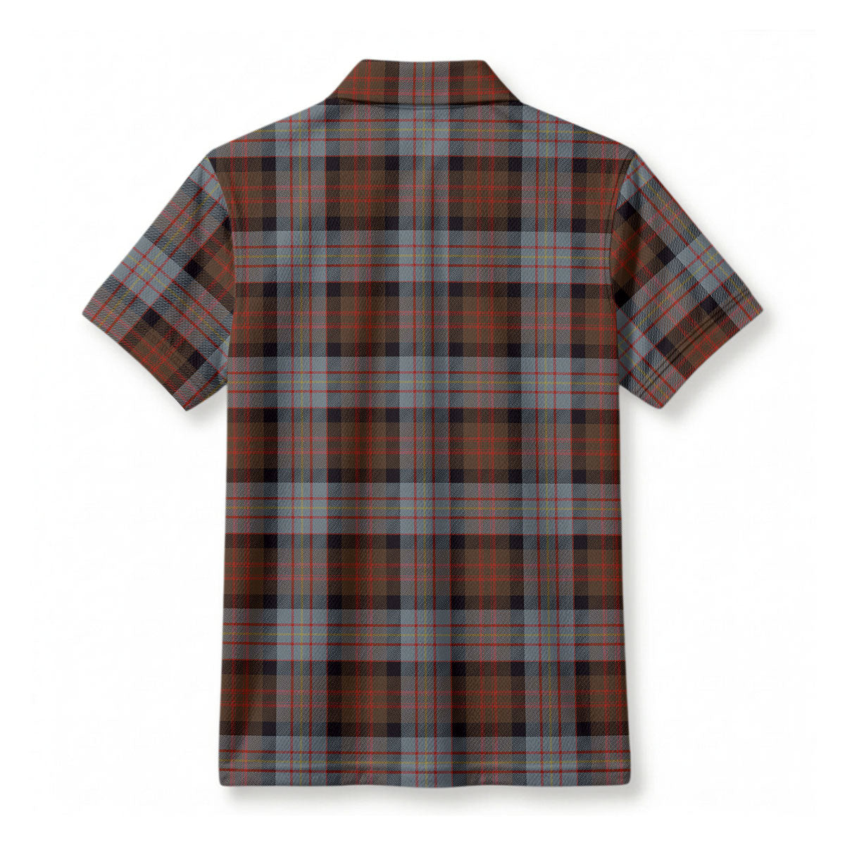 Cameron of Erracht Weathered Tartan Crest Birdseye Mesh Polo Shirt