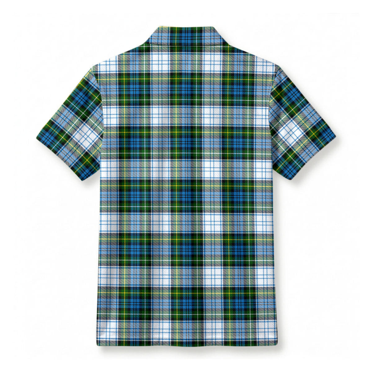 Campbell Dress Tartan Crest Birdseye Mesh Polo Shirt