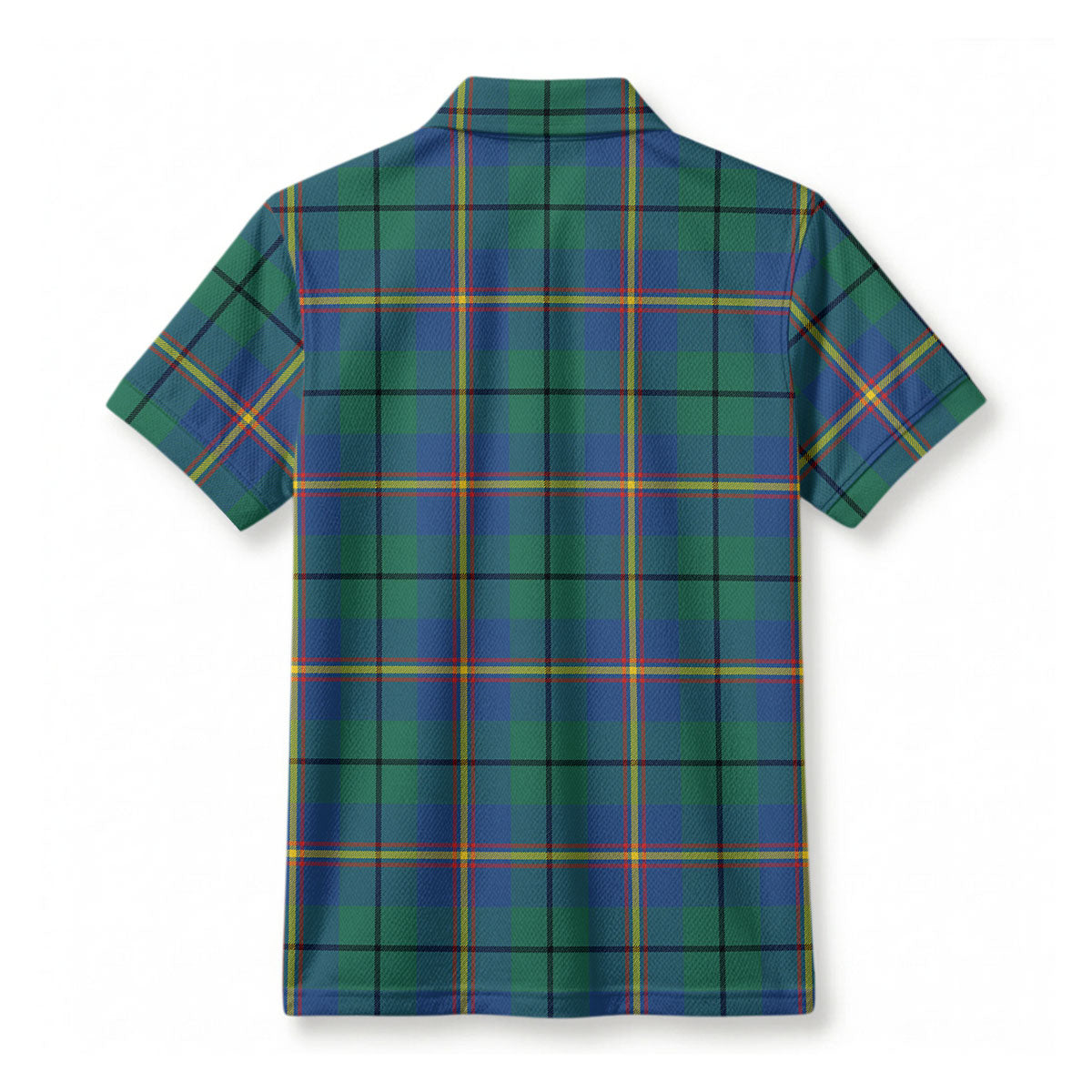 Carmichael Ancient Tartan Crest Birdseye Mesh Polo Shirt