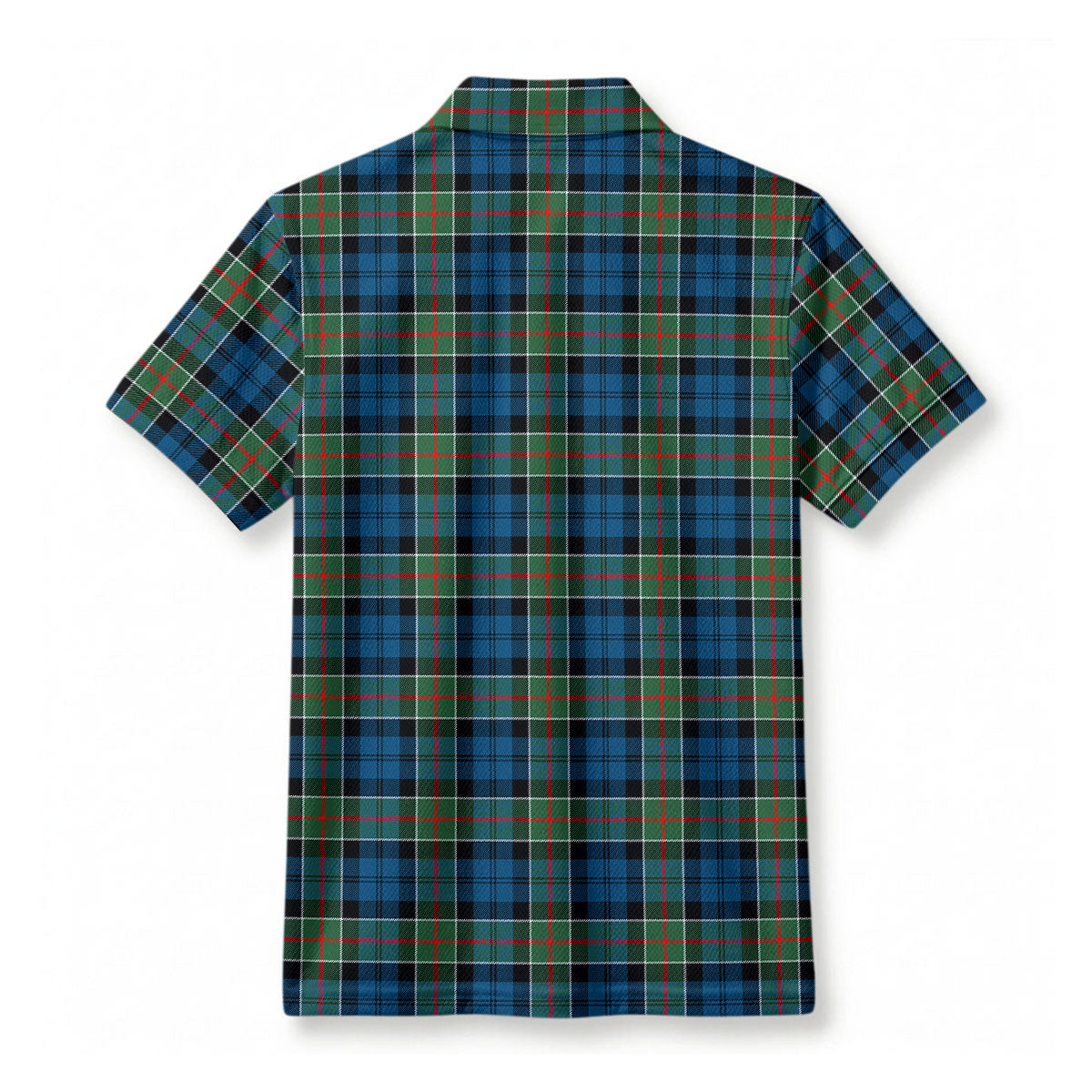 Colquhoun Ancient Tartan Crest Birdseye Mesh Polo Shirt