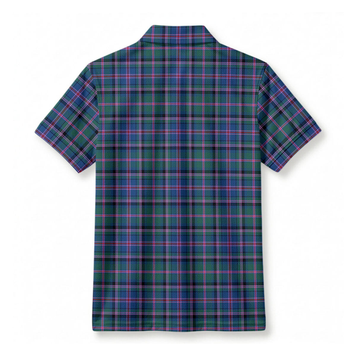 Cooper Ancient Tartan Crest Birdseye Mesh Polo Shirt