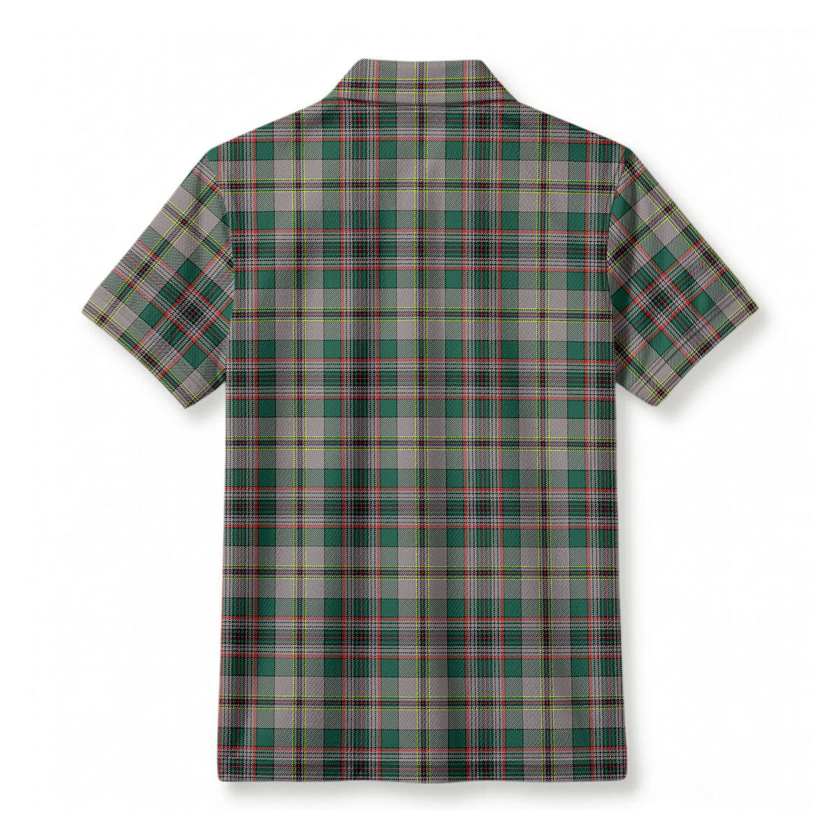 Craig Ancient Tartan Crest Birdseye Mesh Polo Shirt