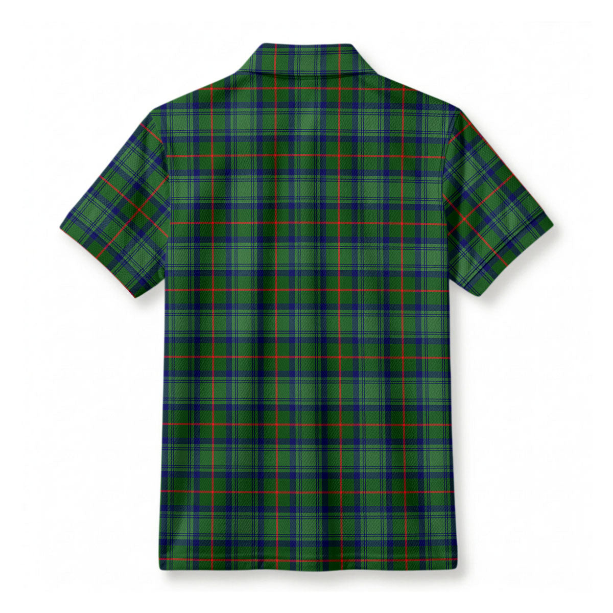 Cranstoun Tartan Crest Birdseye Mesh Polo Shirt