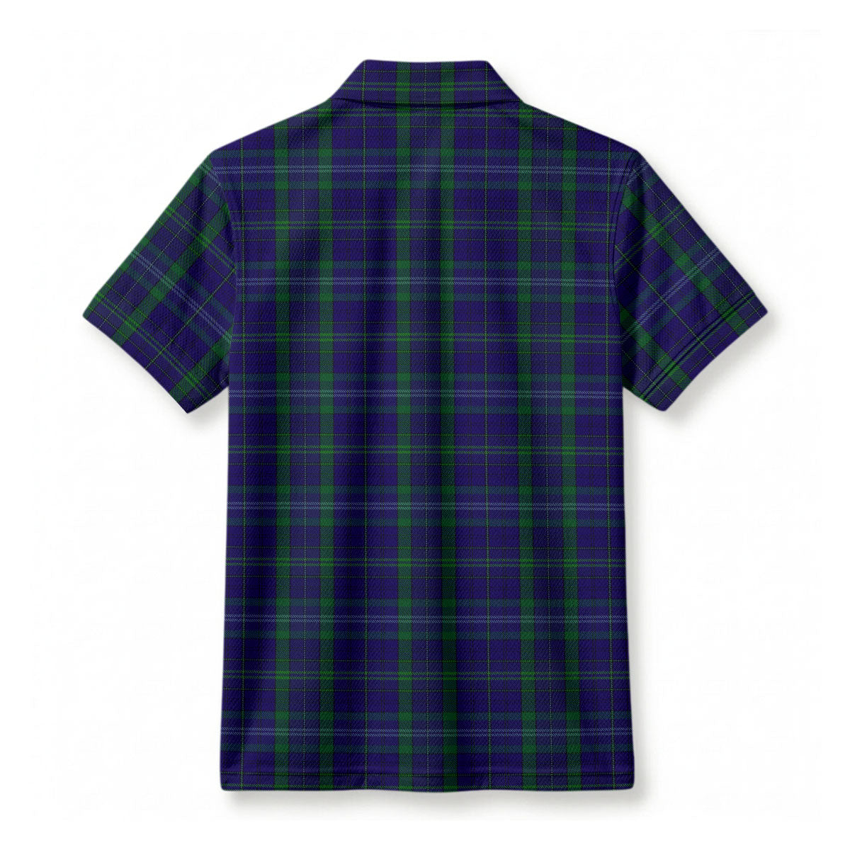 Davies Tartan Birdseye Mesh Polo Shirt