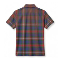 Fraser (of Lovat) Hunting Modern Tartan Crest Birdseye Mesh Polo Shirt