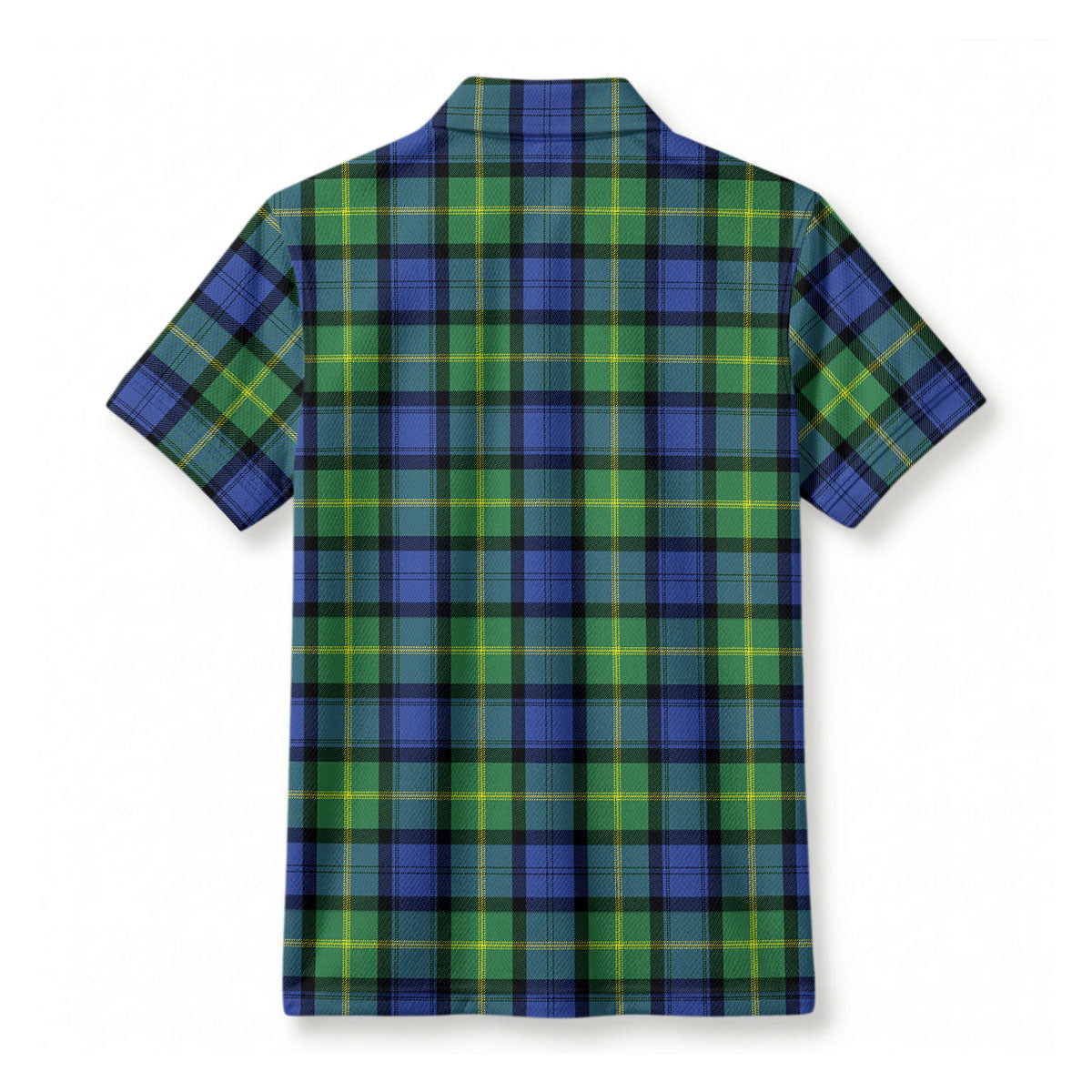 Gordon Old Ancient Tartan Crest Birdseye Mesh Polo Shirt
