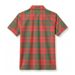 Grant Ancient Tartan Crest Birdseye Mesh Polo Shirt