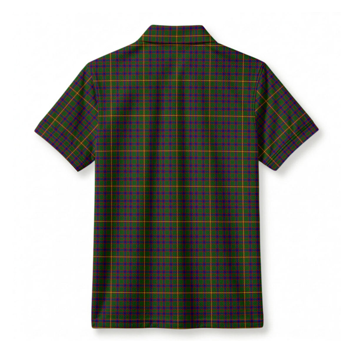 Hall Tartan Crest Birdseye Mesh Polo Shirt
