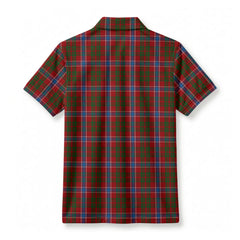Harkness Dress Tartan Crest Birdseye Mesh Polo Shirt