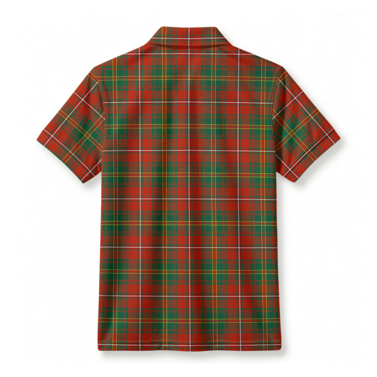 Hay Ancient Tartan Crest Birdseye Mesh Polo Shirt