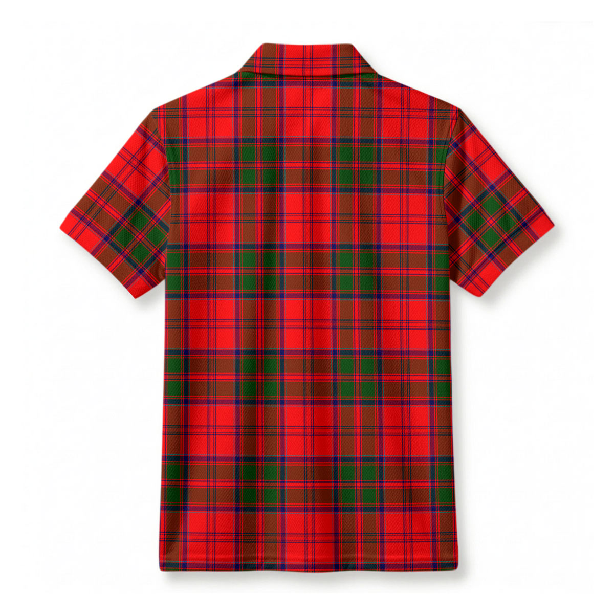 Heron Tartan Crest Birdseye Mesh Polo Shirt