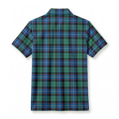 Hunter Ancient Tartan Crest Birdseye Mesh Polo Shirt