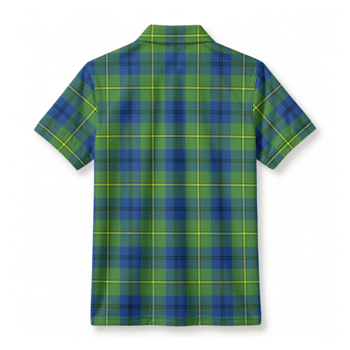 Johnstone Ancient Tartan Crest Birdseye Mesh Polo Shirt