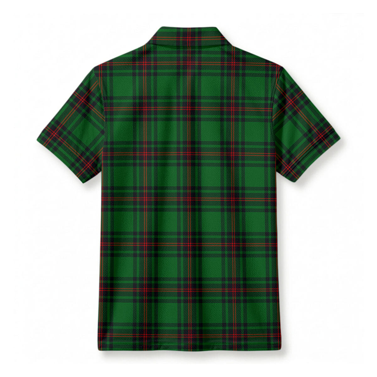 Kinloch Tartan Crest Birdseye Mesh Polo Shirt