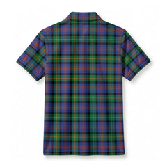 Logan Ancient Tartan Crest Birdseye Mesh Polo Shirt