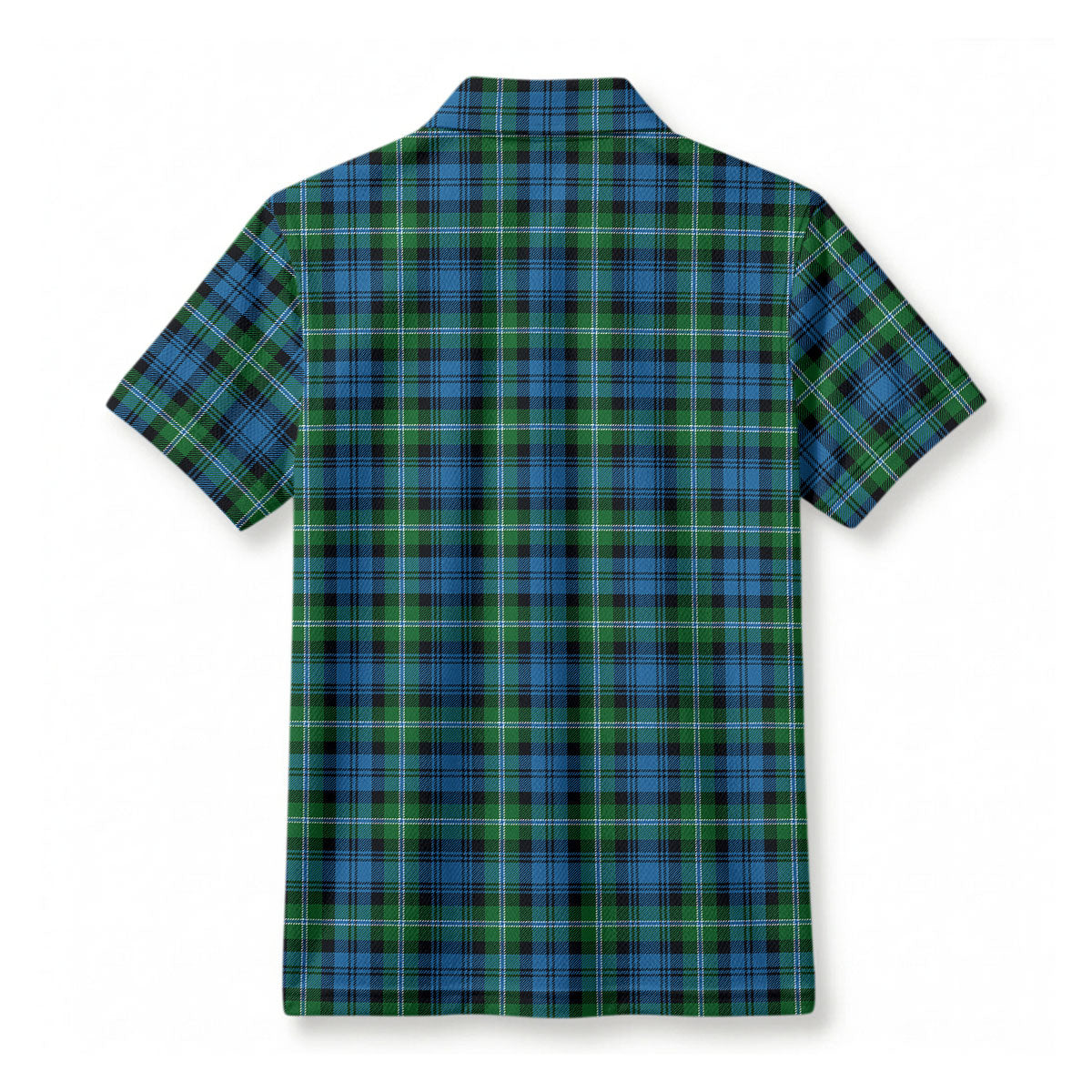 Lyon Tartan Crest Birdseye Mesh Polo Shirt