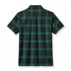 MacAulay Hunting Ancient Tartan Crest Birdseye Mesh Polo Shirt