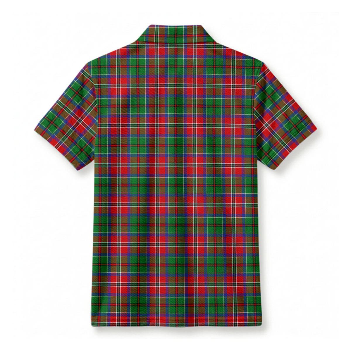 MacCulloch (McCulloch) Tartan Crest Birdseye Mesh Polo Shirt