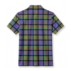 MacDonald Ancient Tartan Crest Birdseye Mesh Polo Shirt