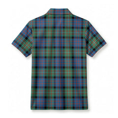 MacDonnell of Glengarry Ancient Tartan Crest Birdseye Mesh Polo Shirt