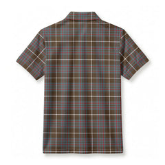 MacIntyre Hunting Weathered Tartan Crest Birdseye Mesh Polo Shirt
